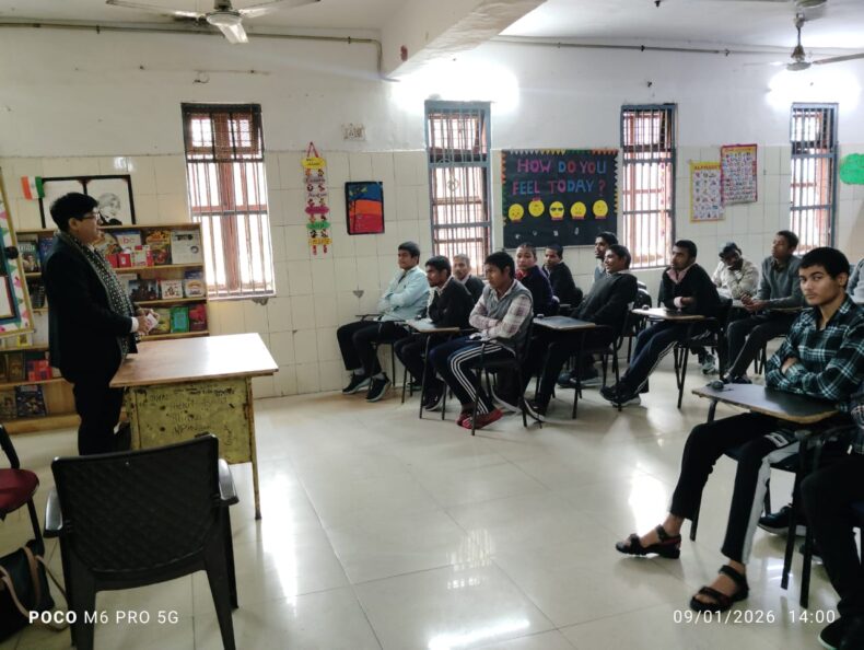 Legal Awareness Session under the DAWN Scheme at Adharshila Observation Home for Boys–II, Delhi on 09.01.2026