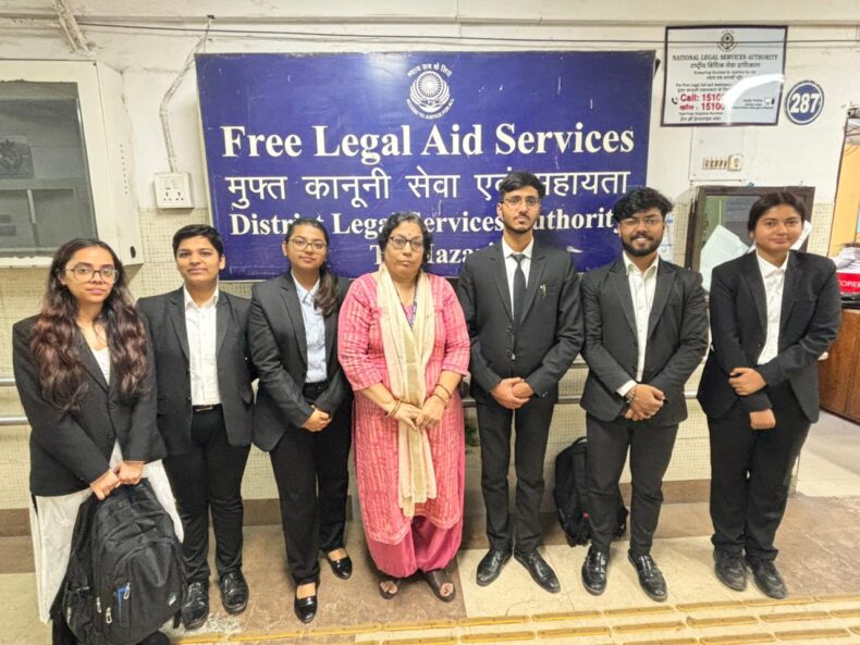 Central District Legal Services Authority facilitated an educational visit for interns of the National Legal Services Authority (NALSA) at Tis Hazari Courts on 20.03.2026