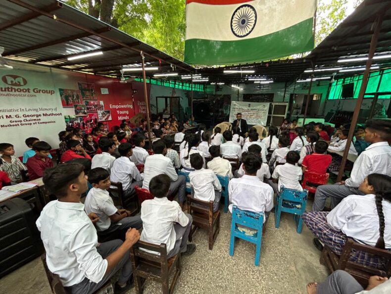 CDLSA conducted a Legal Awareness Session at the Community Learning Centre established by Than Singh Ki Pathshala Foundation, Lal Qila, Delhi, under the DSLSA Campaign “Conversations on Touch: Protecting the Tender Hearts.” on 25.07.2026