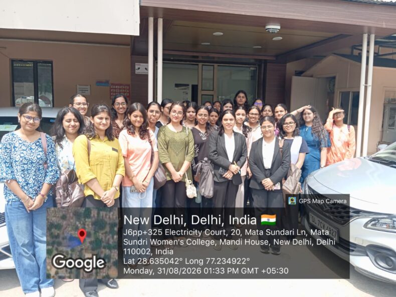 CDLSA organized an educational visit of 47 students from Miranda House College to Permanent Lok Adalat-II, Mata Sunderi Lane, Delhi, under the initiative for strengthening awareness and outreach regarding Permanent Lok Adalats on 31.08.2026