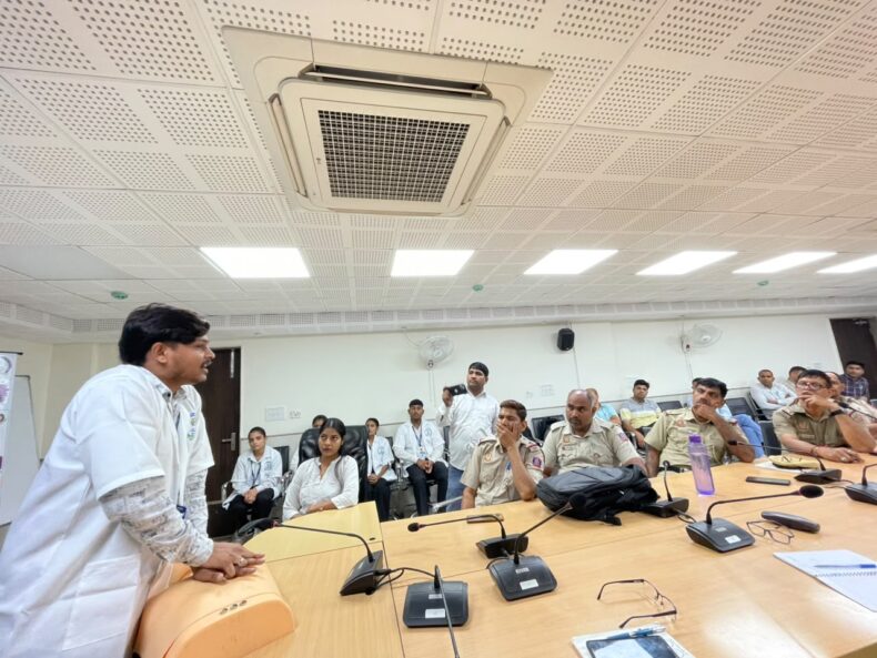 Central District Legal Services Authority organized a First Aid Training Programme for trainee officers and police personnel as part of its awareness and capacity-building initiatives ON 24.09.2026