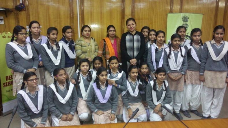 East DLSA organized a visit of students from SKV No. 2, Mandawali, Delhi, (ID : 1002368) to observe proceedings of Karkardooma Courts on 19.12.2016. This was a nice Educational Trip for them. They watched proceedings of Courts of Metropolitan Magistrates, Sessions Judges, Additional District Judge, Additional Sessions Judge, Mediation etc. This was a reality check for the students as they had perceived a different concept of Courts as shown in pictures which could be changed through this visit only. The students remarked that an inquisitiveness to know about working of justice system in our country had developed by this visit.