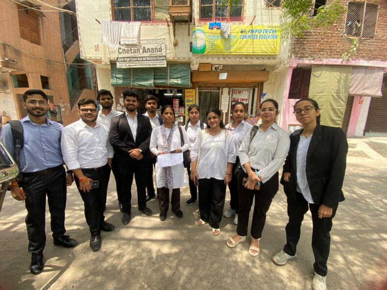 Door to Door awareness campaign about Permanent Lok Adalat on 11.06.2026 in the vicinity of Khichripur, Delhi