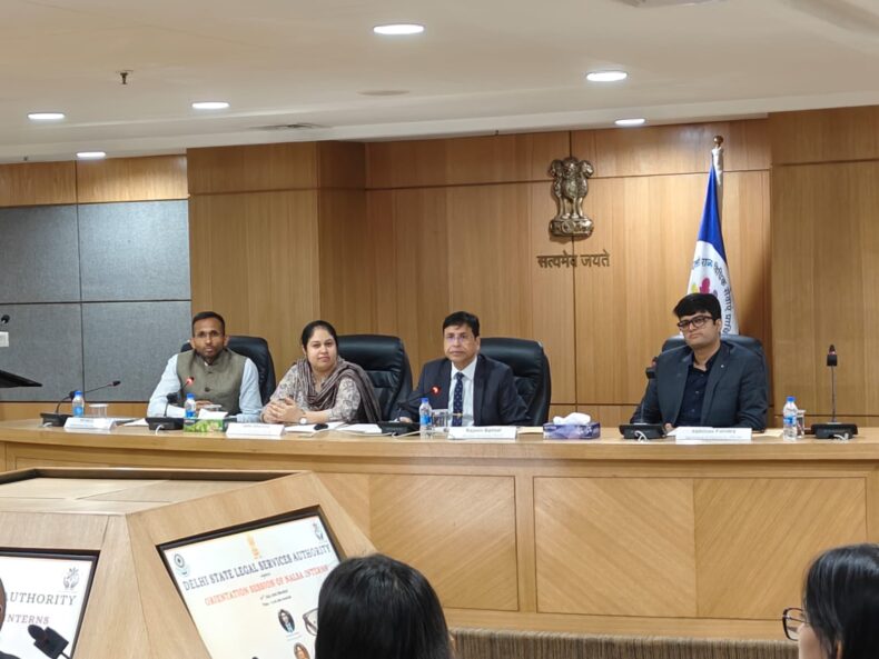डीएसएलएसए ने 07.07.2025 को एनएएलएसए प्रशिक्षुओं के लिए आधे दिन का अभिविन्यास कार्यक्रम आयोजित किया