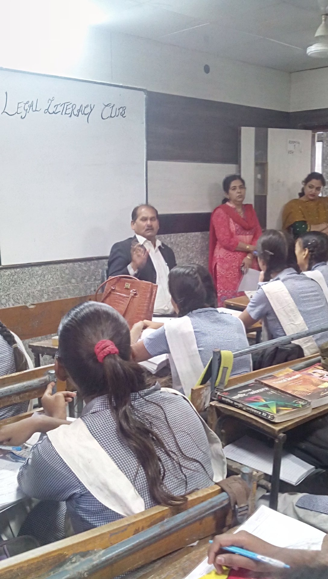 Mass Legal Literacy was organized by DLSA-North on 25.10.2016 at G.G.S.S School