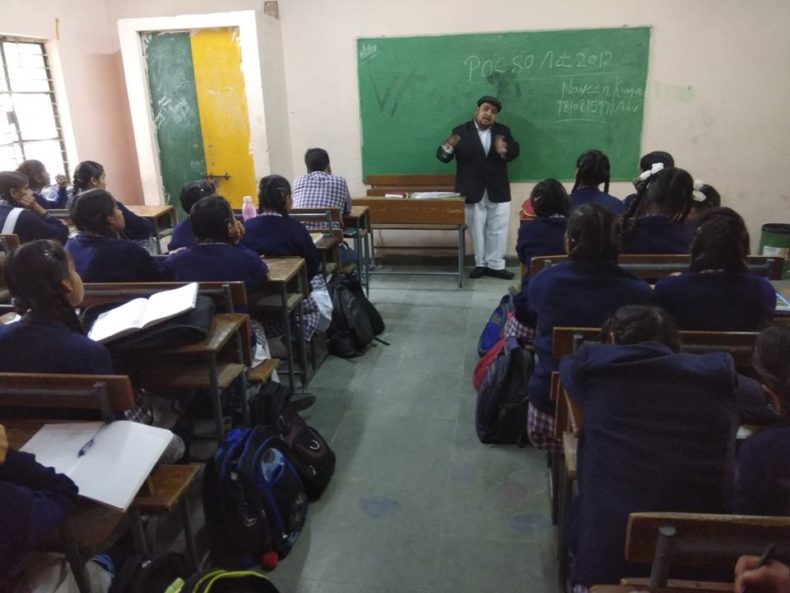 North DLSA, Rohini Courts organized a Legal Literacy Programme at Sarvodya Vidyalya, Lancer Road,Delhi