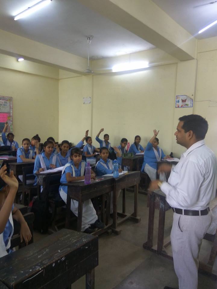 North DLSA, Rohini Courts organized a Legal Literacy Programme at Govt. Girls Senior secondary School, Niclson Road,Delhi.