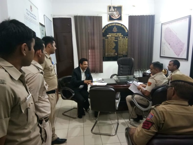 DLSA, Rohini Courts organized a Legal Literacy Programme at Prashant Vihar, Police Station, Delhi