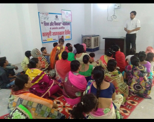 DLSA, Rohini Courts organized a Legal Literacy Programme on at Khushi NGO, Radha Vihar, Mukundpur, Delhi.