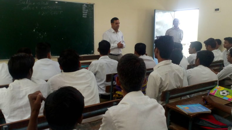 DLSA North, Rohini Courts organized a Legal Literacy Programme at Government Boys Senior Secondary School, Libaspur, Delhi.