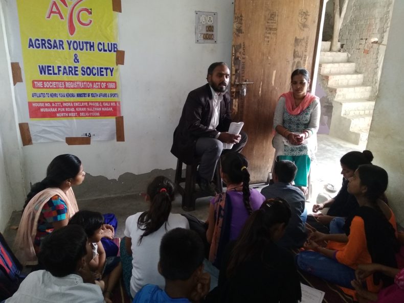 DLSA North, Rohini Courts organized a Legal awareness Programme at Agarsar Youth Club and Welfare Society Kirari, Suleman Nagar Nagar, Delhi.