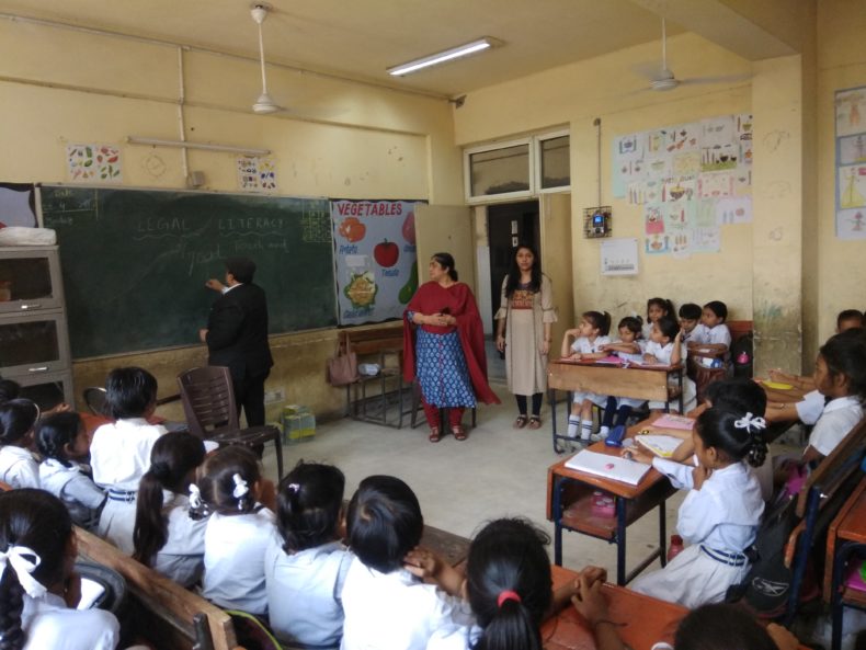 DLSA North, Rohini Courts organized a Legal awareness Programme on 22.04.2019 at Govt. Girls Senior Secondary School, Block A, Jahangirpuri,