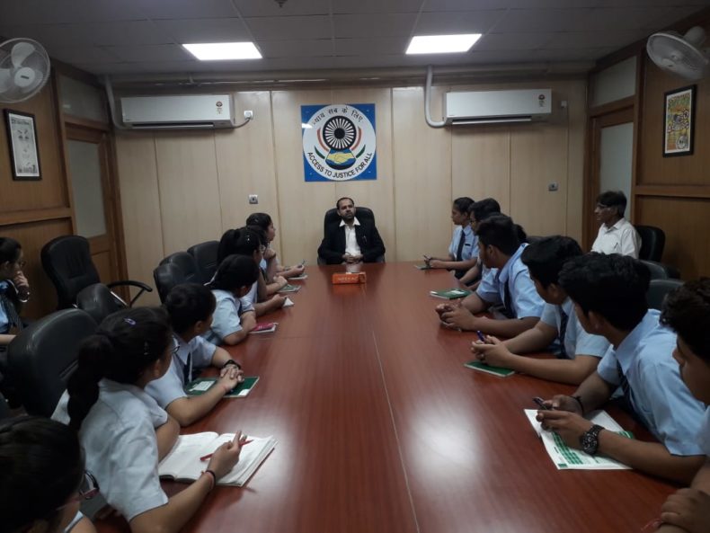 A visit of Students of Lancer Convent School, Rohini, Delhi.