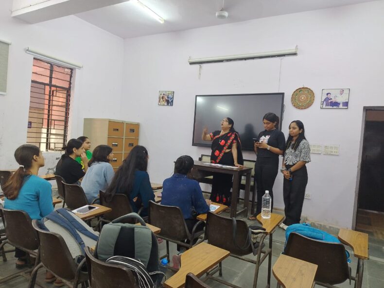 Legal Literacy Program on Road Safety and related laws at Aditi Mahavidyalaya, University of Delhi