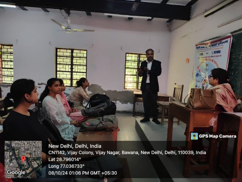 Legal Help Desk at Aditi Mahavidyalaya, University of Delhi