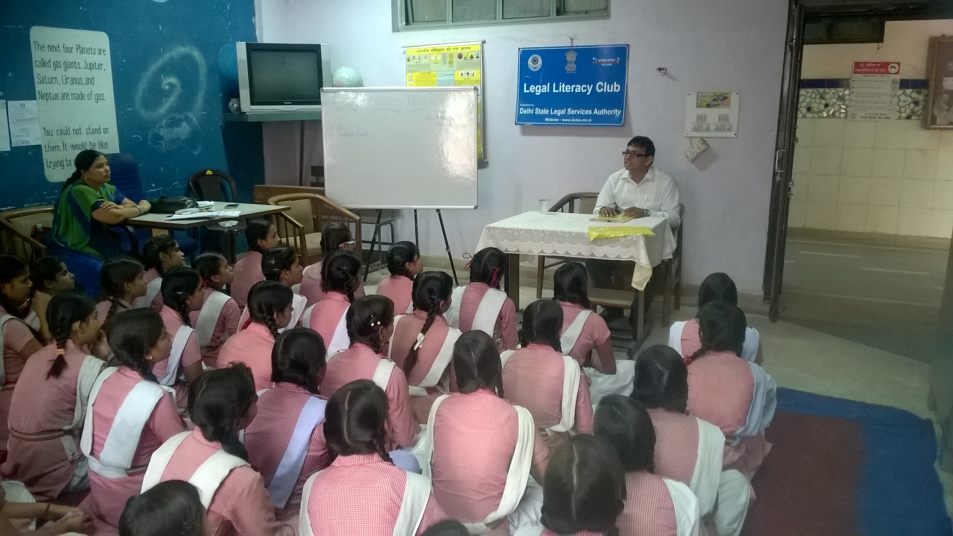 Legal Literacy Programme on “Labour Law” was organized by DLSA NORTH in SKV, SEC-20 Rohini Extn, Delhi