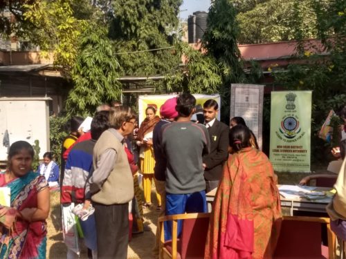 On 03.12.2019, on “World Mental Health Day” NDDLSA setup Help Desk at RML Hospital.