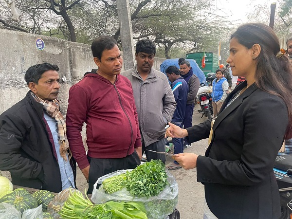 Awareness-cum-Door to Door Campaign at Vasant Vihar