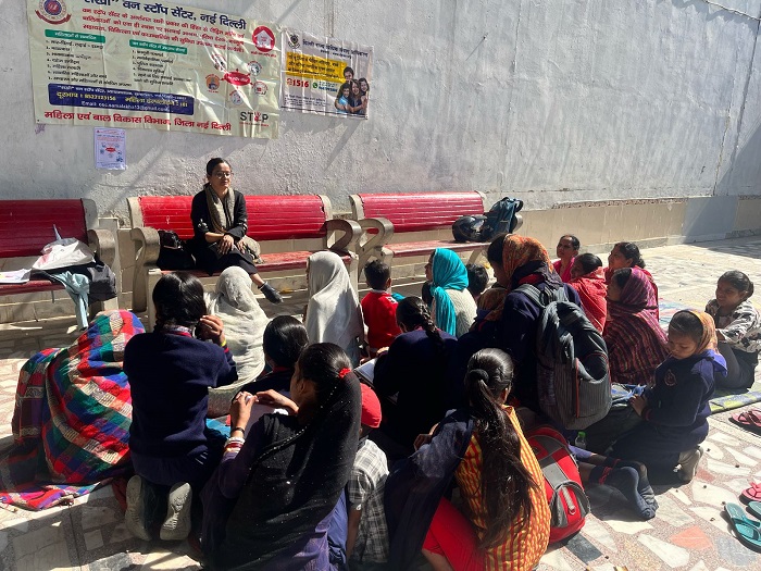 Awareness Programme at MC School near Shiv Mandir, Samalkha, New Delhi