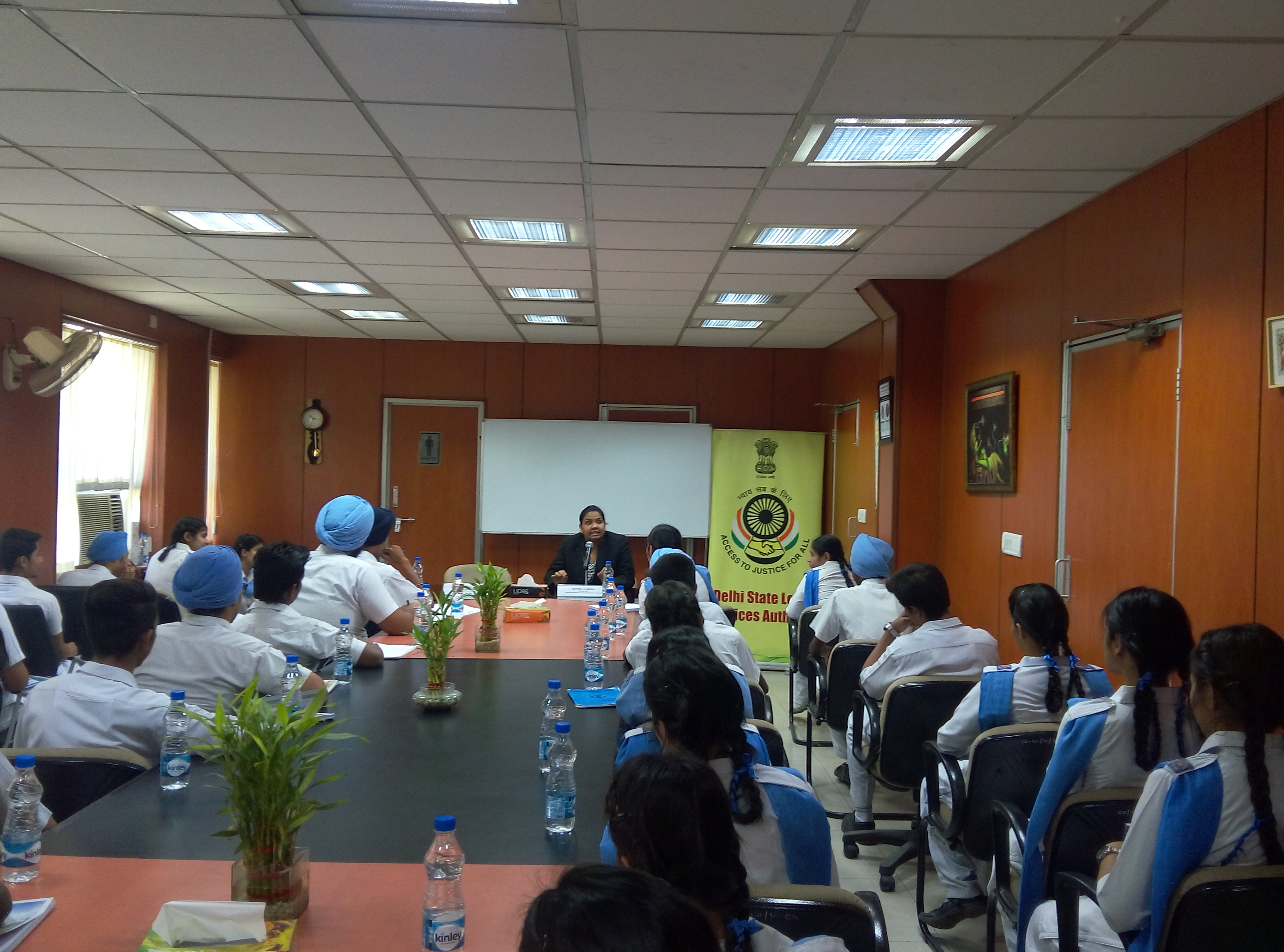 Students from Guru Harkrishan Public School, Tilak Marg Visited Patiala House Courts to observe the Court Proceeding on 21.04.2016.