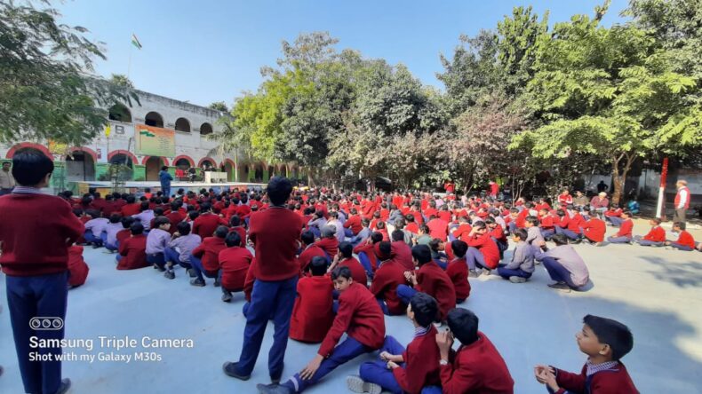 Awareness Programme was organized for the students of Classes 6th to 12th on the topic “ Good Touch Bad Touch, POCSO,  Child Marriage Virtual Touch, Cyber Safety and Cyber Consciousness” on 27-01-2025 to 29-01-2025