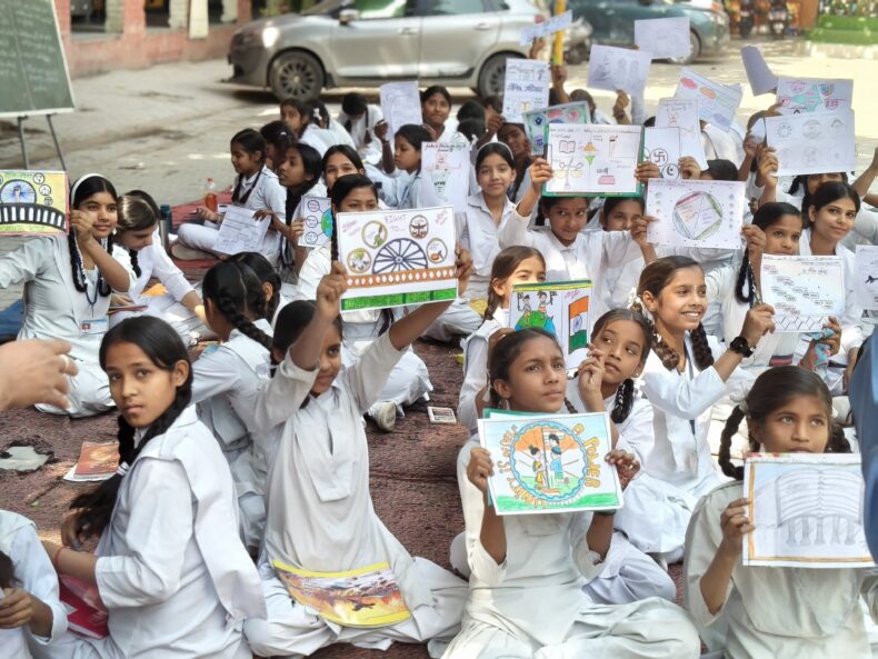 DLSA North East launched the project “संविधान की पाठशाला” this authority organized an awareness session on “Fundamental Rights, Human Rights and the Importance of Legal Empowerment”.