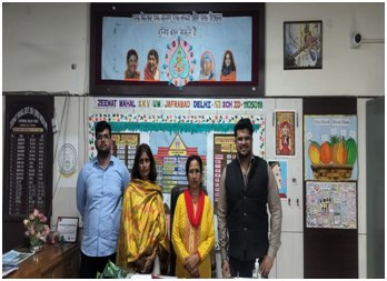 DLSA North East Organise a Court Visit for the School Students at GBSSS, Ghonda to aware how to work court  they observed live proceedings in a child-friendly session.