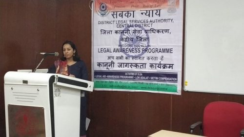 Legal Awareness Session at Kirorimal College on 17.10.2019