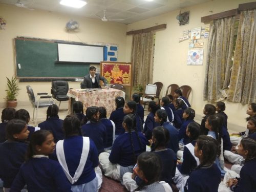 Legal Literacy Programme at Govt. Girls Sr. Sec. School, SU Block, Pitampura