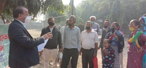 Awareness cum sensitisation program was conducted on the occassion of World HIV AIDS DAY (01.12.2020) at Nimri Colony Park,