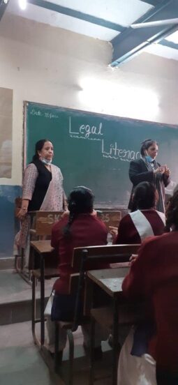 On 03.03.2022 , a legal literacy programme on the topic  “Prohibition of Child Marriage Act, 2006”