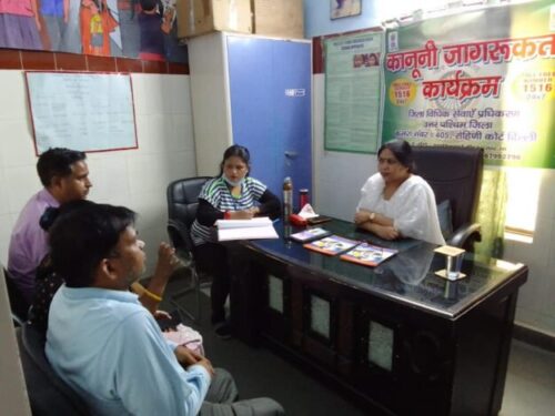 On 07.04.2022, on the occassion of the World Health Day a FREE LEGAL SERVICES HELP DESK and  FREE HEALTH CHECKUP CAMP was set up in association with A.V. Baliga Trust at L-Block Basti Vikas Kendra, Mangolpuri, Delhi.