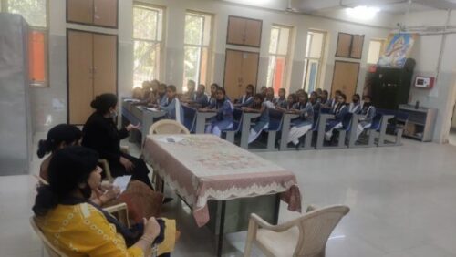 On 07.04.2022 , a legal literacy programme on the topic  “Prohibition of Child Marriage Act, 2006” was conducted by the North-West District Legal Services Authority, Rohini Court   for the students of Govt. Girls Sr. Sec. School AP Block, Shalimar bagh Delhi.