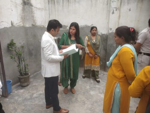 On 25.05.2022, Sh. Manish Jain, Ld. Secretary, North-West District Legal Services Authority, Rohini Courts visited Saheli  Samanvay Kendras (SSKs)