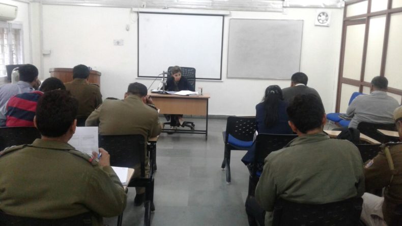 TRAINING PROGRAMME CONDUCTED AT SPECIALIZED TRAINING CENTRE, PS: RAJENDER NAGAR FOR POLICE OFFICIALS ON 03.02.2017