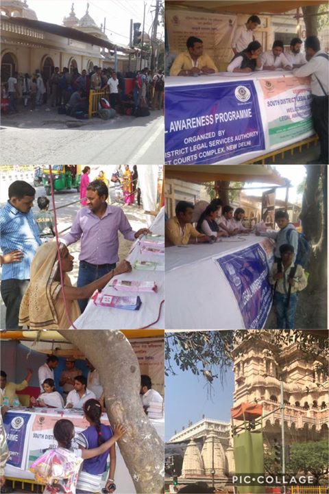 DLSA (South) UNDER THE AEGIS OF THE DSLSA IS HAVING A LEGAL SERVICE CLINICS/ HELP DESK AT CHATTARPUR TEMPLE, MEHRAULI, DELHI ON 30.03.2017 TO 05.04.2017