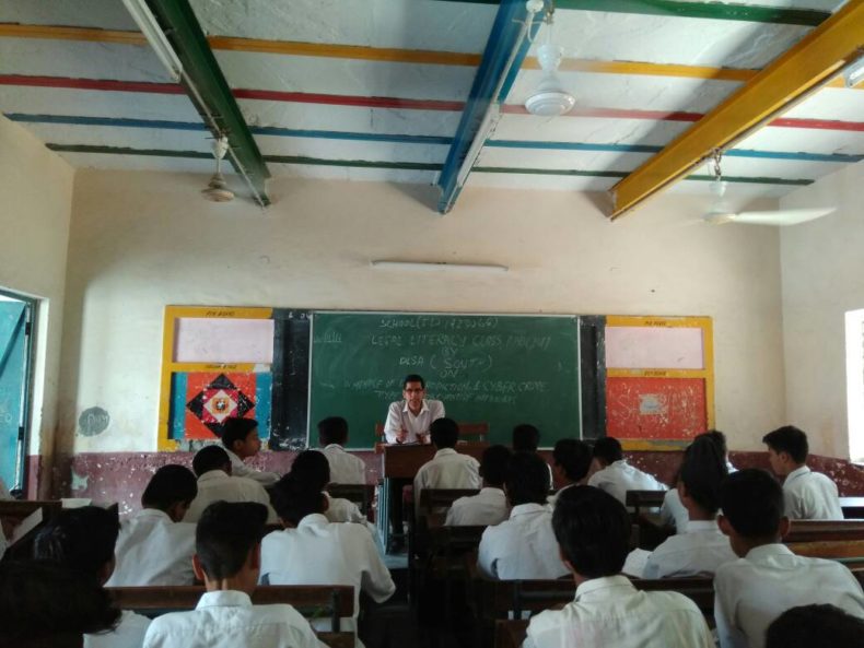 LEGAL LITERACY CLASSES CONDUCTED AT GBSS NO.3, SEC-V, DR. AMBEDKAR NAGAR, (ID-1923066) ON 20.04.2017