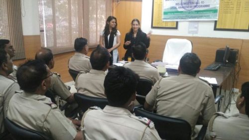 DLSA (SOUTH) ORGANIZED LEGAL LITERACY CLASSES AT POLICE STATION: AMBEDKAR NAGAR ON 31.03.2017