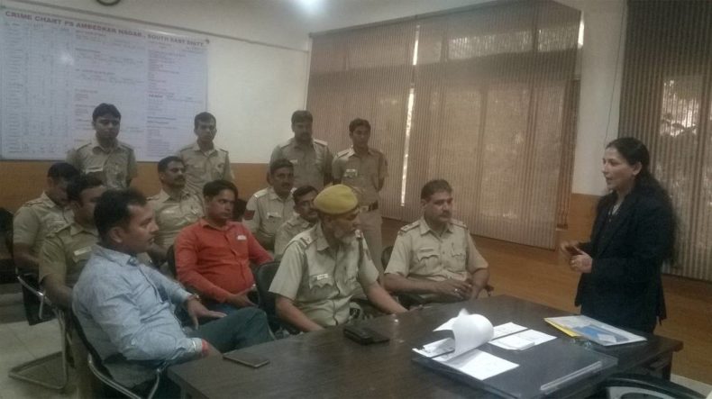 DLSA (SOUTH) ORGANIZED LEGAL LITERACY CLASSES AT POLICE STATION: AMBEDKAR NAGAR ON 28.04.2017