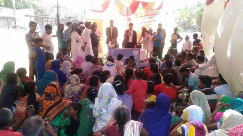 LEGAL AWARENESS PROGRAMME AT BEGUMPUR (BALMIKI CAMP) ON INTERNATIONAL LABOUR DAY ON 01.05.2017