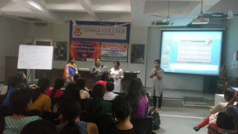 DLSA (SOUTH) ORGANIZED AWARENESS PROGRAMME AT GARGI COLLEGE, SIRI FORT ROAD ON 07.04.2017