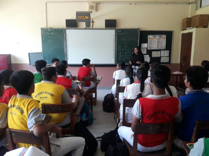 DLSA (SOUTH) CONVENED MASS LEGAL LITERACY CAMPAIGN AT SAHODYA SR. SEC. SCHOOL (MINORITY) ON 06.05.2017