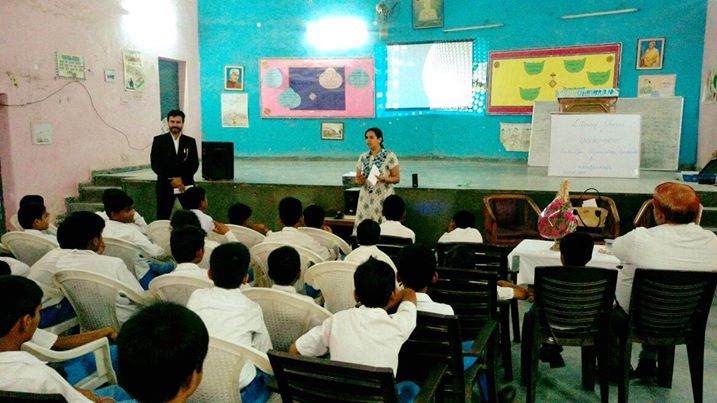 GREENING DELHI LITERACY PROJECT AT SBV ACHARYA TULSI, CHATTARPUR (1923081) ON 27.07.2017