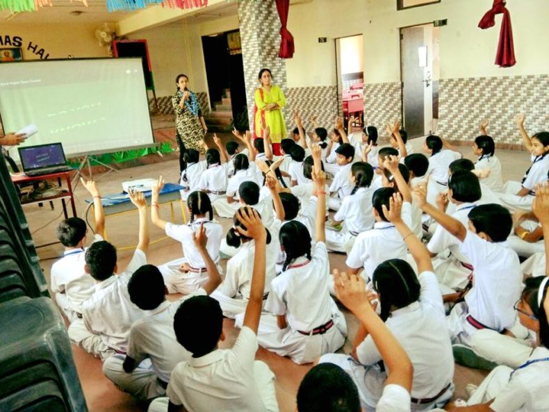 GREENING DELHI LITERACY PROJECT AT ST. MARY’S PUBLIC SHCOOL, FOREST LANE NEB SARAI (1923271) ON 28.07.2017