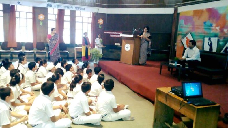 GREENING DELHI LITERACY PROJECT AT APEEJAY SCHOOL, J-BLOCK GURUDWARA ROAD, SAKET, NEW DELHI (1923297) ON 29.07.2017