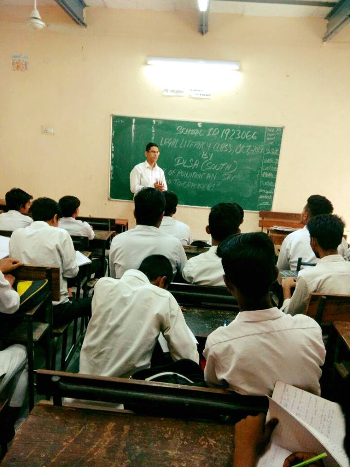 LEGAL LITERACY CLASS AT GBSS NO.3, SEC-V, DR. AMBEDKAR NAGAR, (ID-1923066) ON 16.10.2017