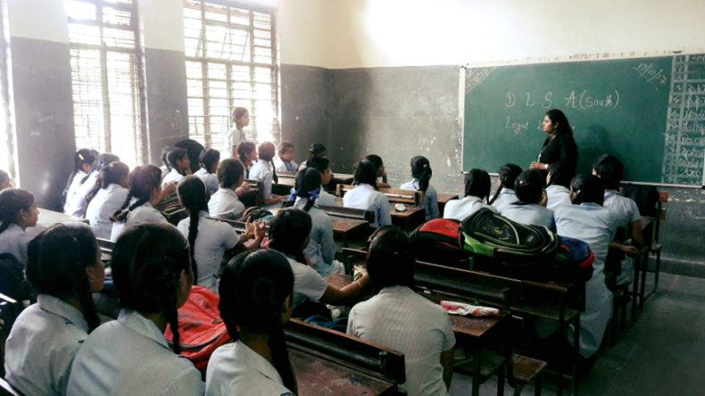 LEGAL LITERACY  CLASS AT GSV. CO-ED, SSS, DAKSHINPURI EXTN. DR. AMBEDKAR NAGAR, (ID-1923351) ON 17.10.2017