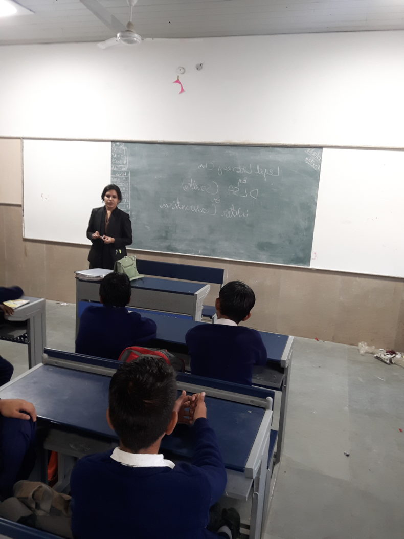 LEGAL LITERACY CLASS AT GBSSS CHIRAG DELHI (ID-1923012) ON 15.12.2017