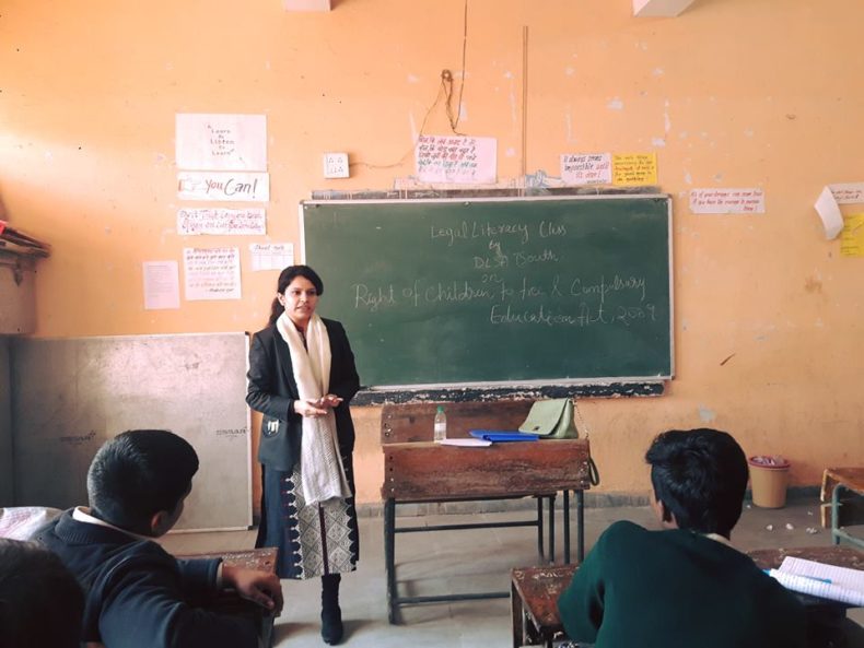 LEGAL LITERACY CLASS AT GBSSS G BLOCK SAKET, (ID-1923068) ON 24.01.2018