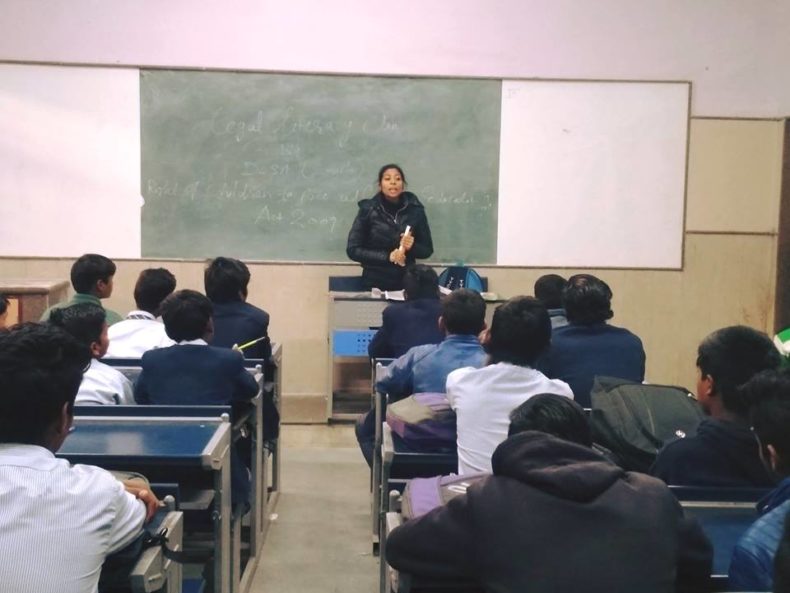 LEGAL LITERACY CLASS AT SAP GBSSS, SEC-V, DR. AMBEDKAR NAGAR, (ID-1923011) ON 24.01.2018